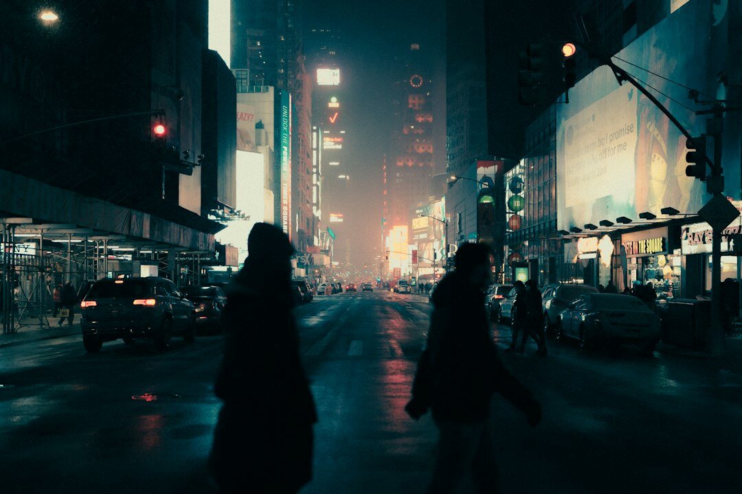 noir detective city street