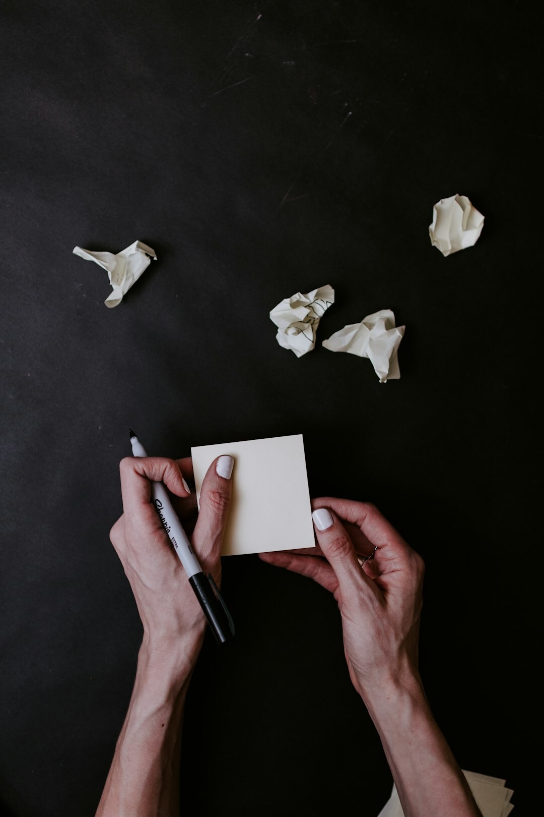 writer planning story on paper